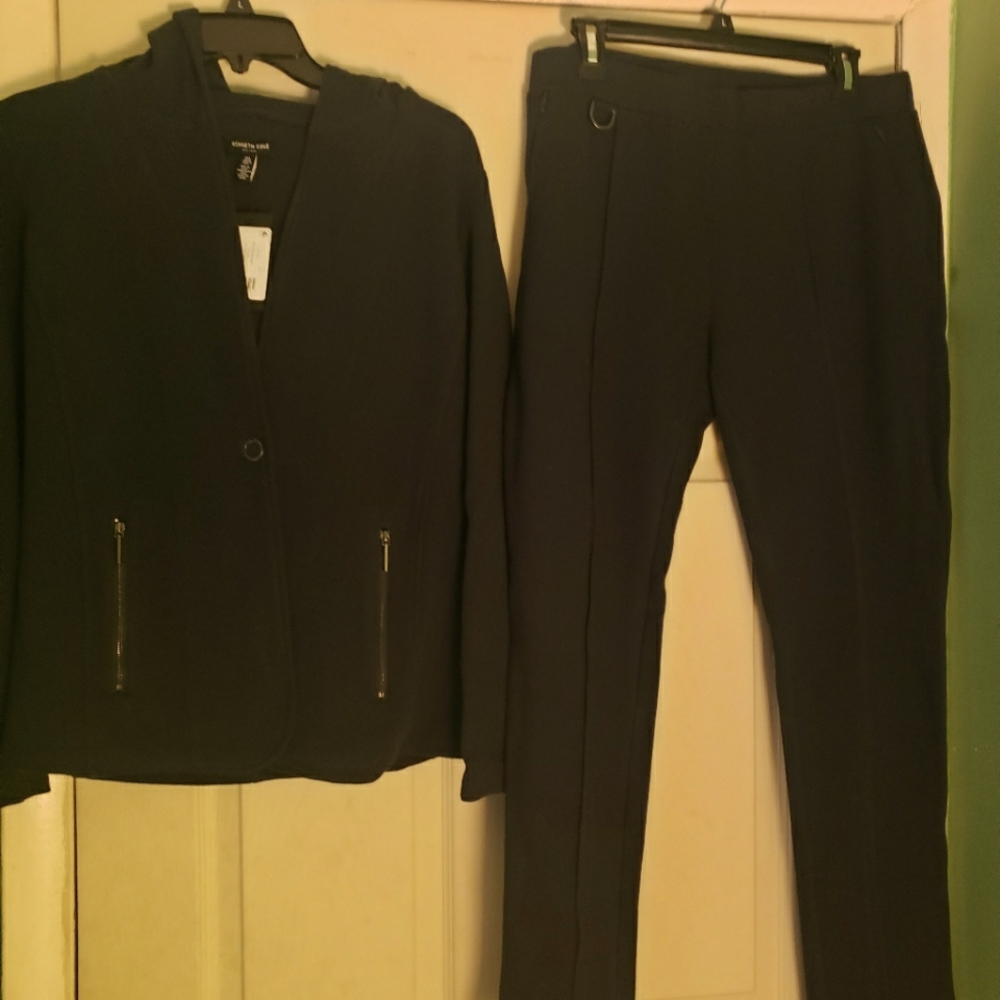 Navy pants set
